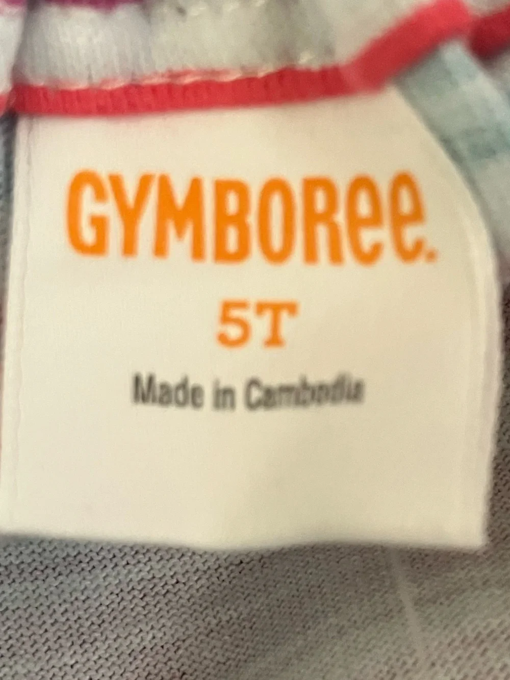 Gymboree Striped Tank Dress in Pink, Teal, White size 5.